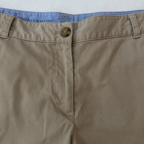 Talbots Weekend Chino Shorts Khaki Tan Womens Size‎ 6 Tan Cotton - Picture 3 of 9